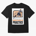 Pele Says Everything is Pratice Graphic Classic T-Shirt Celebrate Football Heritage in FIFA World Cup 2026 for Fans of Messi and Cristiano Ronaldo and Argentina, Bringing Football History, Final Match Energy, Crowd Noise and Once in a Lifetime