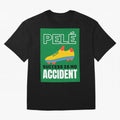 Copy of Pele Quote Success Is No Accident Graphic Oversized T-Shirt Spotlight Match Day Hype around FIFA World Cup 2026 Group Stage, Haaland, Brazil, Sports Nostalgia, International Competition, Famous Players and Unforgettable Victories; Great for