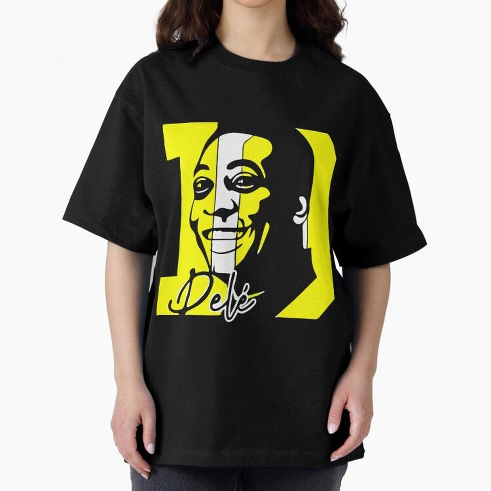 Pele Soccer Brazil Player, RIP Pele - pel¨¦ [HiSVG.CoM] Oversized T-Shirt Honor Football Greatness during Match Day Hype around FIFA World Cup 2026, CR7 and Messi, Portugal, Vintage Soccer Flavor, Modern Football Stars, National Flags and Final