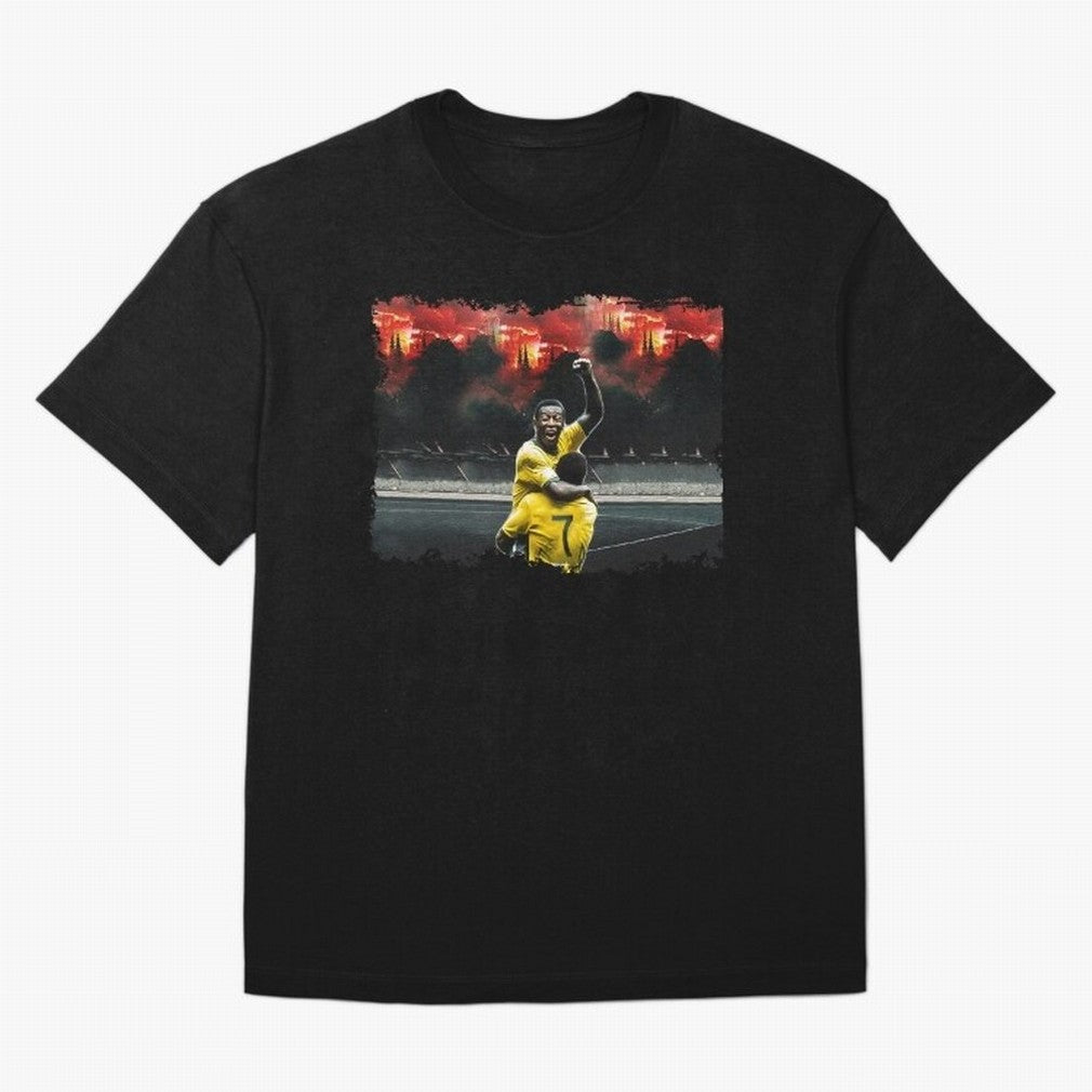 Pele 8K Classic T-Shirt Bring Home FIFA World Cup 2026 Group Stage Spirit, Centered on Brazil, Haaland and Mbappe, Football Festival Excitement, Trophy Ambitions, Country Rivalries and Star Player Buzz; Made for Die Hard Supporters, Soccer Lovers,