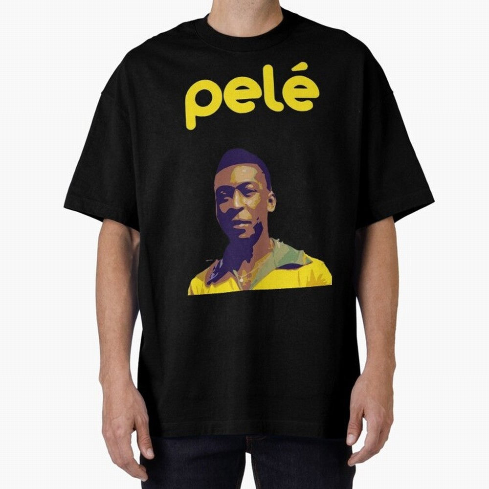 RIP Pel¨¦ Oversized T-Shirt Keep the Match Day Mood of Match Day Hype around FIFA World Cup 2026 Group Stage, Haaland, Portugal, Spain and Germany, Fan Favorite Moments, National Team Passion, Big Match Drama and Soccer History; Created for Match