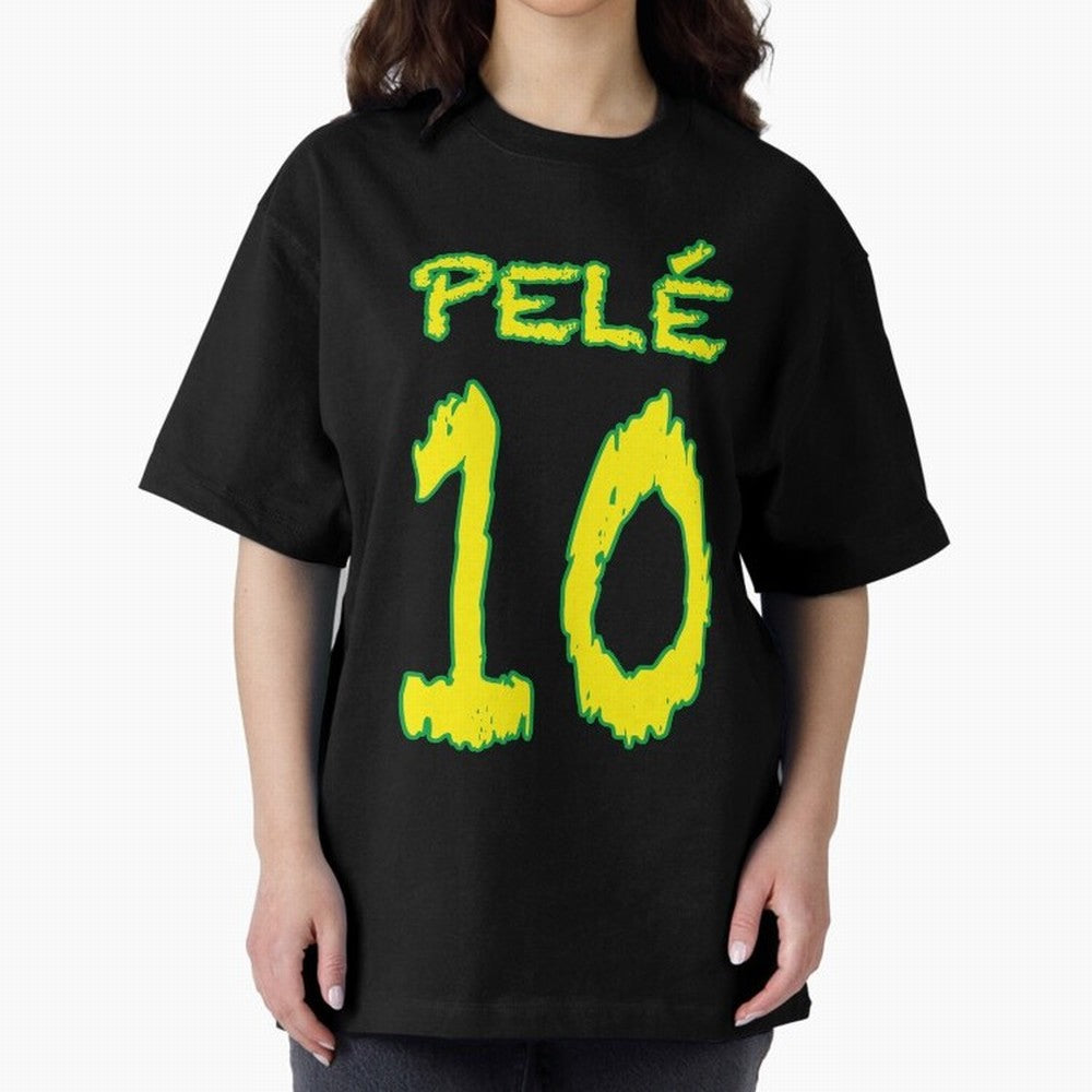 Pel¨¦ 10 Oversized T-Shirt Bring a Champion Mindset to FIFA World Cup 2026 USA Canada Mexico Driven by Mbappe, England, France and Netherlands Energy, Retro Football Energy, Iconic Rivalries, Trophy Chase Drama and Stadium Atmosphere; Ideal for