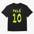 Pel¨¦ 10 Oversized T-Shirt Bring a Champion Mindset to FIFA World Cup 2026 USA Canada Mexico Driven by Mbappe, England, France and Netherlands Energy, Retro Football Energy, Iconic Rivalries, Trophy Chase Drama and Stadium Atmosphere; Ideal for
