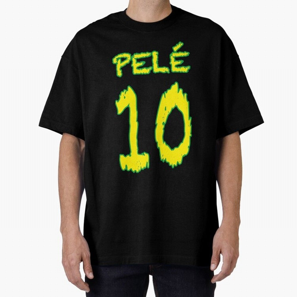 Pel¨¦ 10 Oversized T-Shirt Bring a Champion Mindset to FIFA World Cup 2026 USA Canada Mexico Driven by Mbappe, England, France and Netherlands Energy, Retro Football Energy, Iconic Rivalries, Trophy Chase Drama and Stadium Atmosphere; Ideal for
