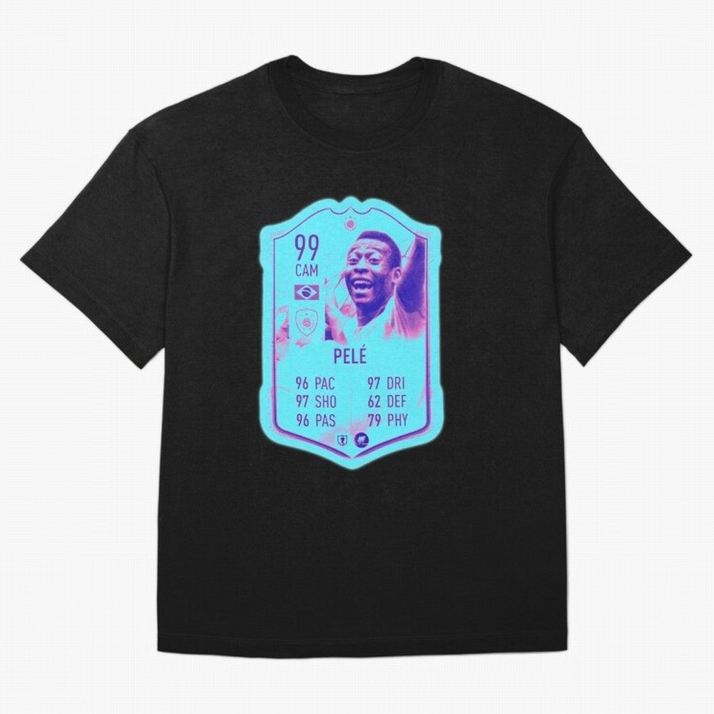 Pele Oversized T-Shirt Feel Global Football Passion for FIFA World Cup 2026, Highlighting Messi, CR7 and Mbappe, Portugal, Football Passion, Legendary Performances, Festival Vibes and Supporter Community; Ideal for Fans Who Follow Messi, Cristiano