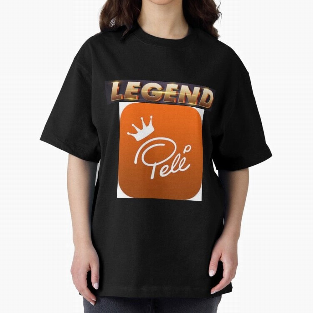 Signed Pele Shirt Oversized T-Shirt Discover FIFA World Cup 2026 USA Canada Mexico Celebrating Messi, CR7 and Mbappe, England Energy, Tournament Hype, Historic Matchups, Family Viewing Parties and Global Sports Pride; Perfect for Supporters Who