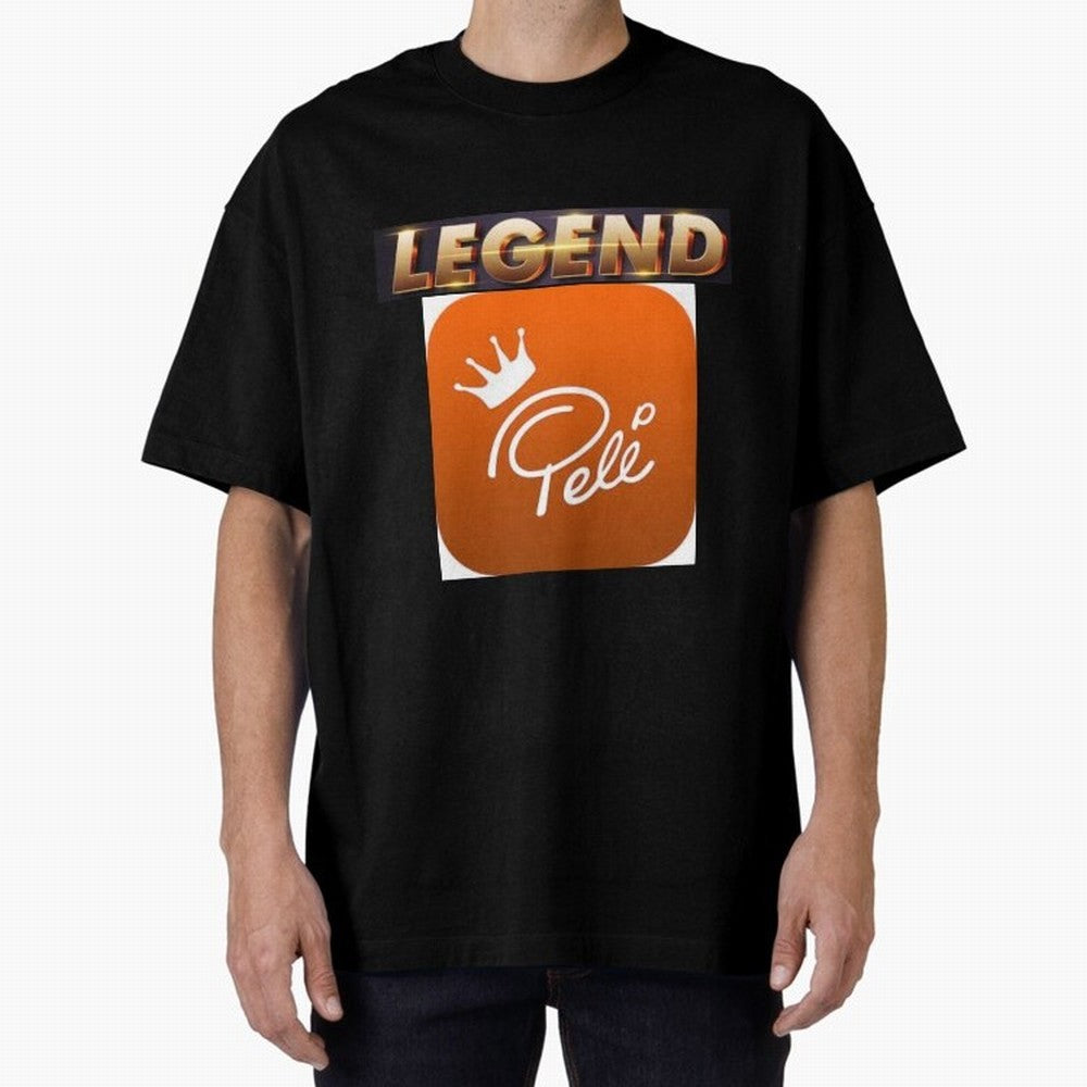 Signed Pele Shirt Oversized T-Shirt Discover FIFA World Cup 2026 USA Canada Mexico Celebrating Messi, CR7 and Mbappe, England Energy, Tournament Hype, Historic Matchups, Family Viewing Parties and Global Sports Pride; Perfect for Supporters Who