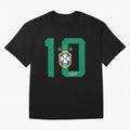 PELE 10 BR1 Classic T-Shirt Carry National Pride through the FIFA World Cup 2026 Journey through Haaland Highlights, England Pride, Retro Football Energy, Iconic Rivalries, Trophy Chase Drama and Stadium Atmosphere; Perfect for Supporters Who Want
