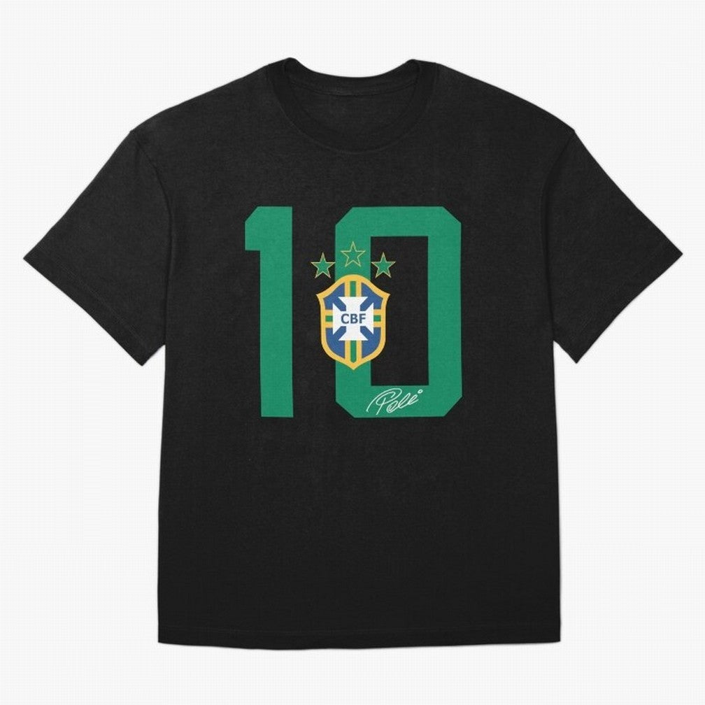 PELE 10 BR1 Classic T-Shirt Carry National Pride through the FIFA World Cup 2026 Journey through Haaland Highlights, England Pride, Retro Football Energy, Iconic Rivalries, Trophy Chase Drama and Stadium Atmosphere; Perfect for Supporters Who Want