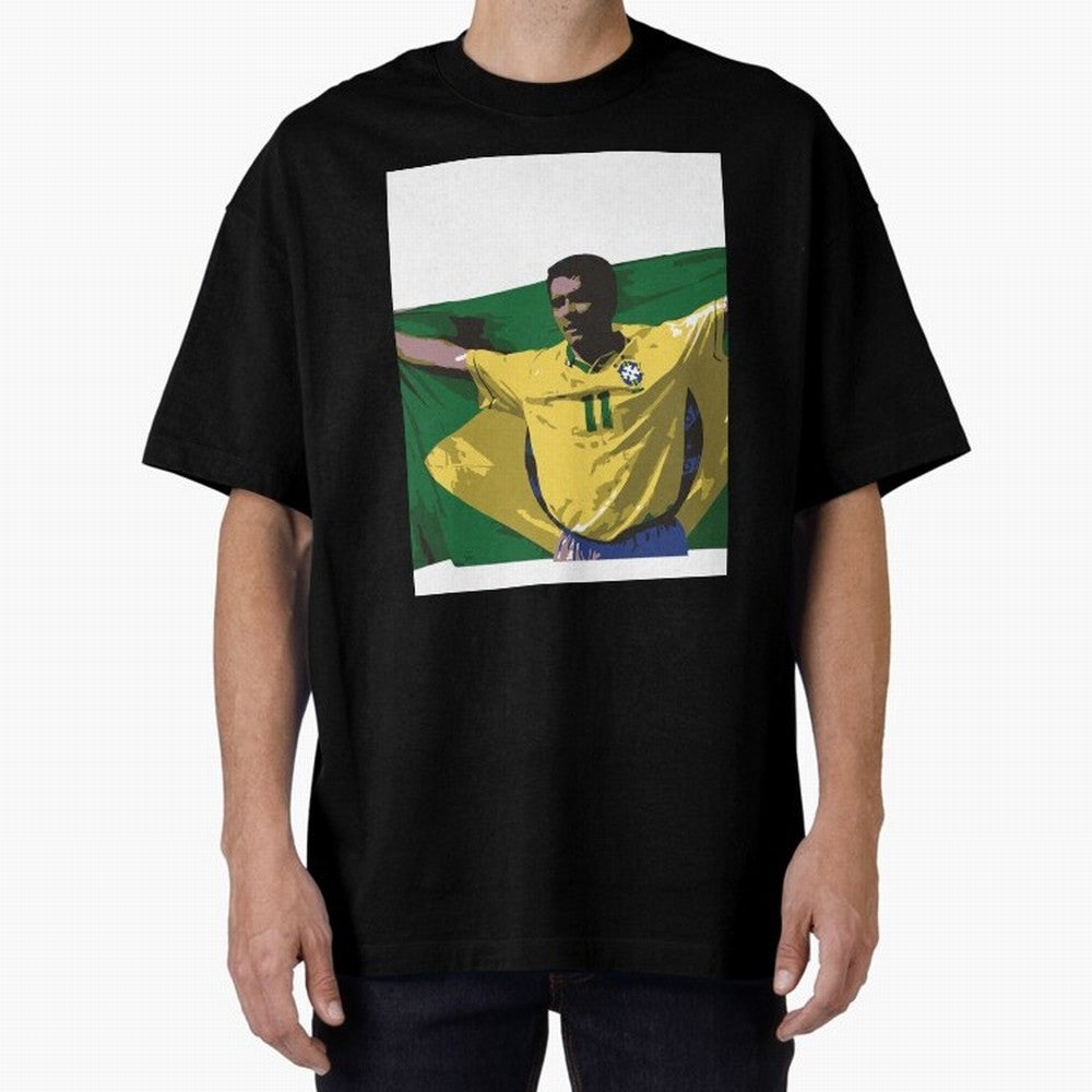 Romario brazil flag Essential T-Shirt Celebrate Fan Favorites in FIFA World Cup 2026 Group Stage Featuring Messi, CR7 and Mbappe, Spain and Netherlands Energy, Fan Favorite Moments, National Team Passion, Big Match Drama and Soccer History; Perfect