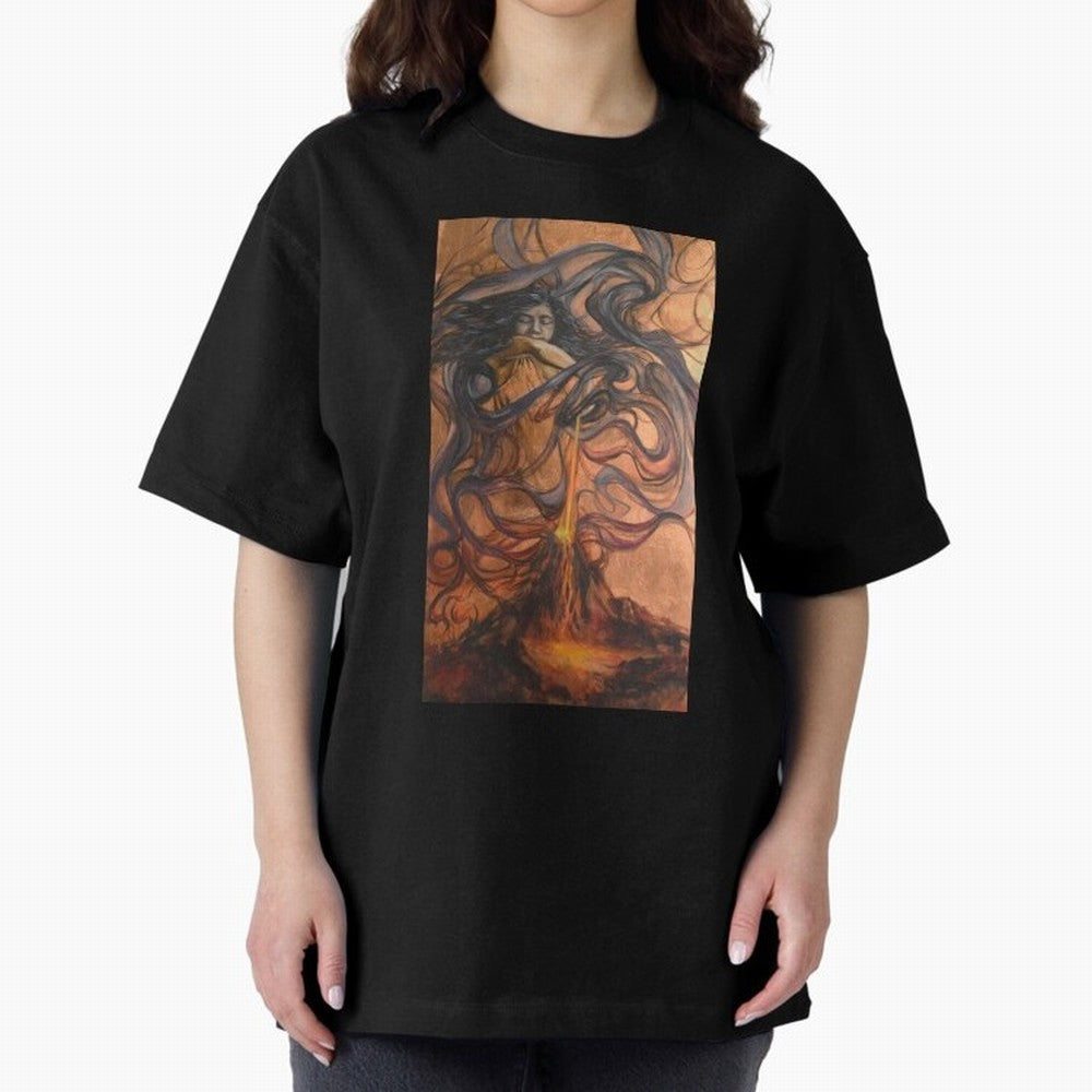 Pele Hawaiian Fire and Volcano Goddess painting Essential T-Shirt Carry the Colors and Pride of FIFA World Cup 2026 USA Canada Mexico Inspired by Messi and Cristiano Ronaldo, Portugal Energy, Vintage Soccer Flavor, Modern Football Stars, National