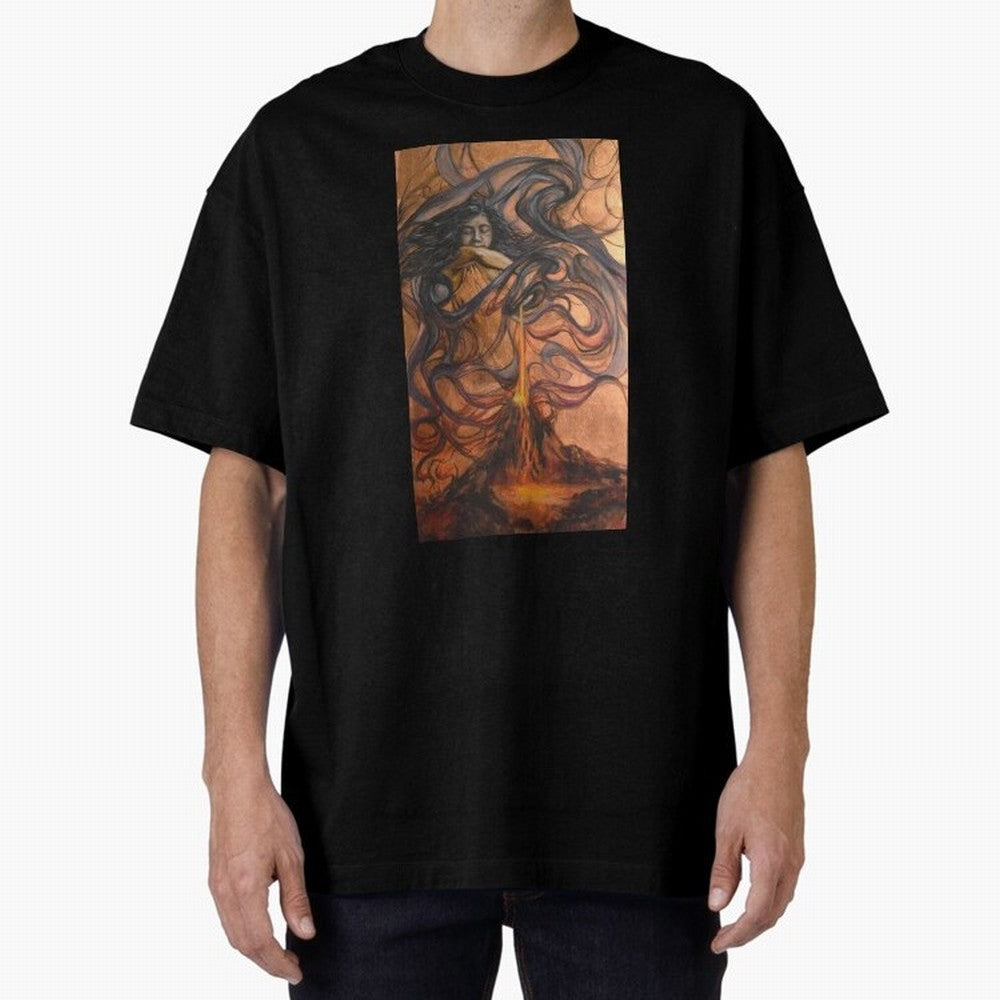 Pele Hawaiian Fire and Volcano Goddess painting Essential T-Shirt Carry the Colors and Pride of FIFA World Cup 2026 USA Canada Mexico Inspired by Messi and Cristiano Ronaldo, Portugal Energy, Vintage Soccer Flavor, Modern Football Stars, National