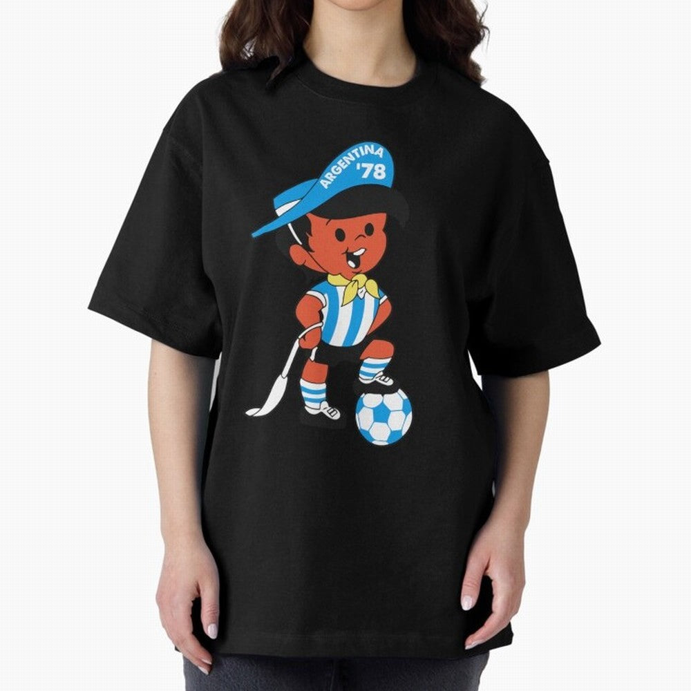 Argentina 78 Mascot Print1 Essential T-Shirt Mark Match Day Hype around FIFA World Cup 2026 Group Stage, Neymar, Spain and Netherlands, Champion Mindset, Group Stage Buzz, Knockout Tension and Passionate Fan Culture; Perfect for Fans, Collectors,
