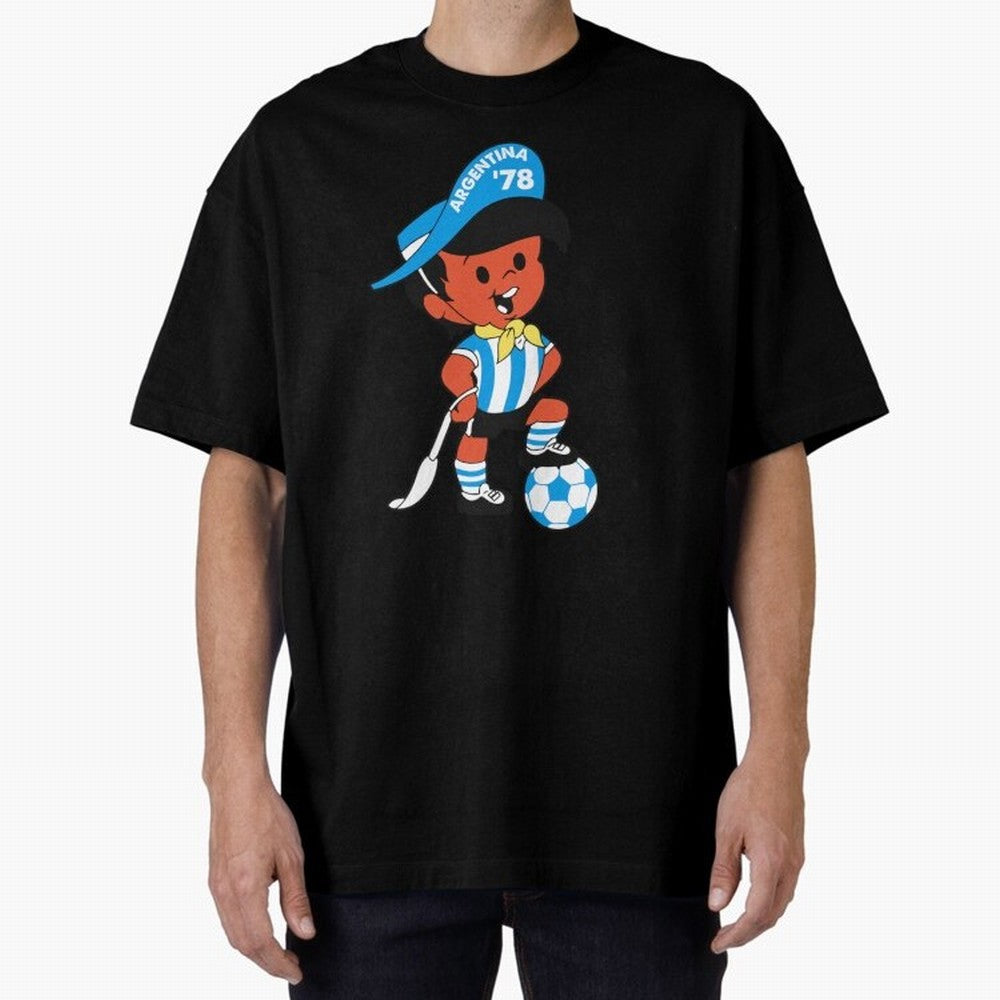 Argentina 78 Mascot Print1 Essential T-Shirt Mark Match Day Hype around FIFA World Cup 2026 Group Stage, Neymar, Spain and Netherlands, Champion Mindset, Group Stage Buzz, Knockout Tension and Passionate Fan Culture; Perfect for Fans, Collectors,