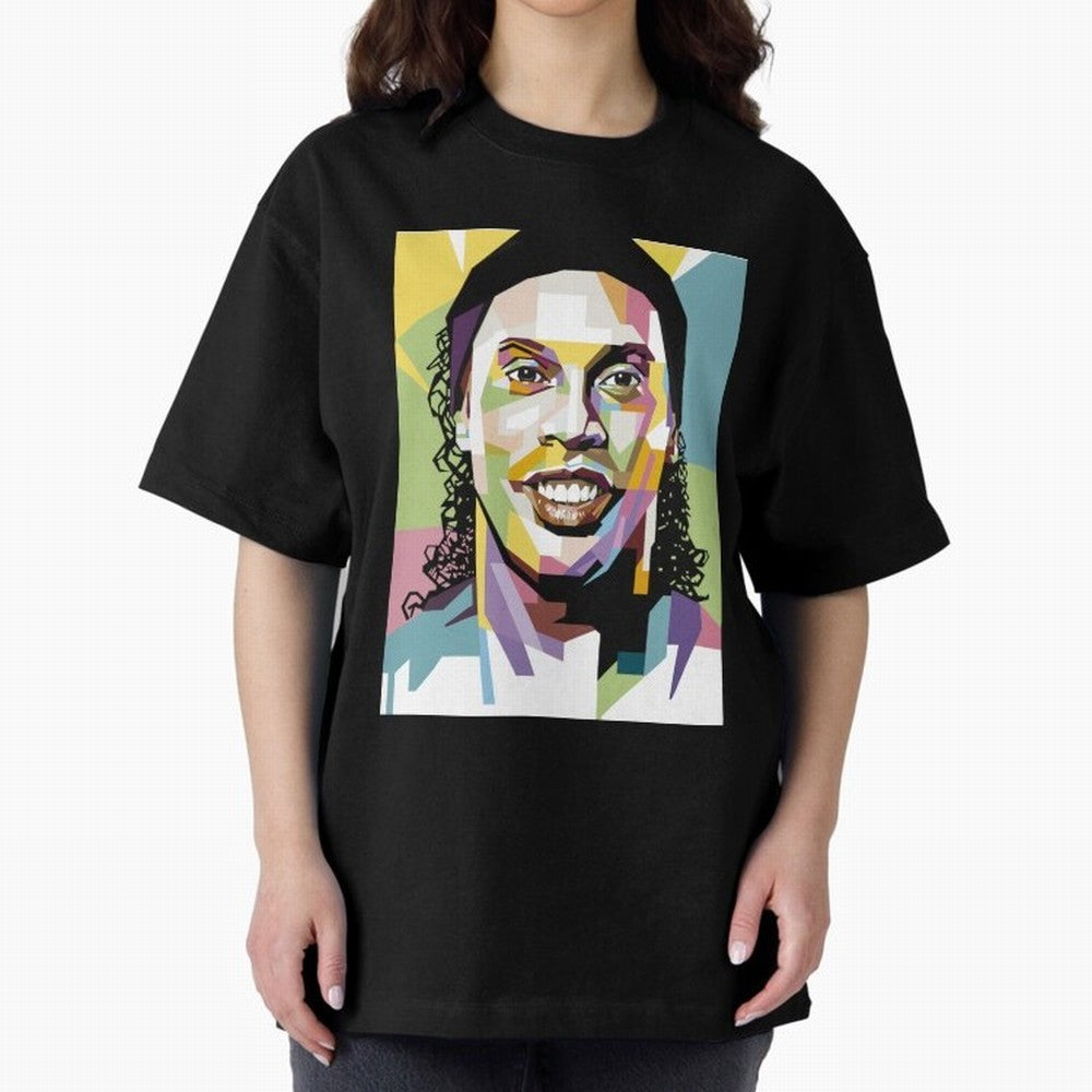 Ronaldinho Pop Art18 Classic T-Shirt Bring Global Tournament Vibes to Match Day Hype around FIFA World Cup 2026 Group Stage, Messi and Cristiano Ronaldo, Spain, Football Festival Excitement, Trophy Ambitions, Country Rivalries and Star Player Buzz;