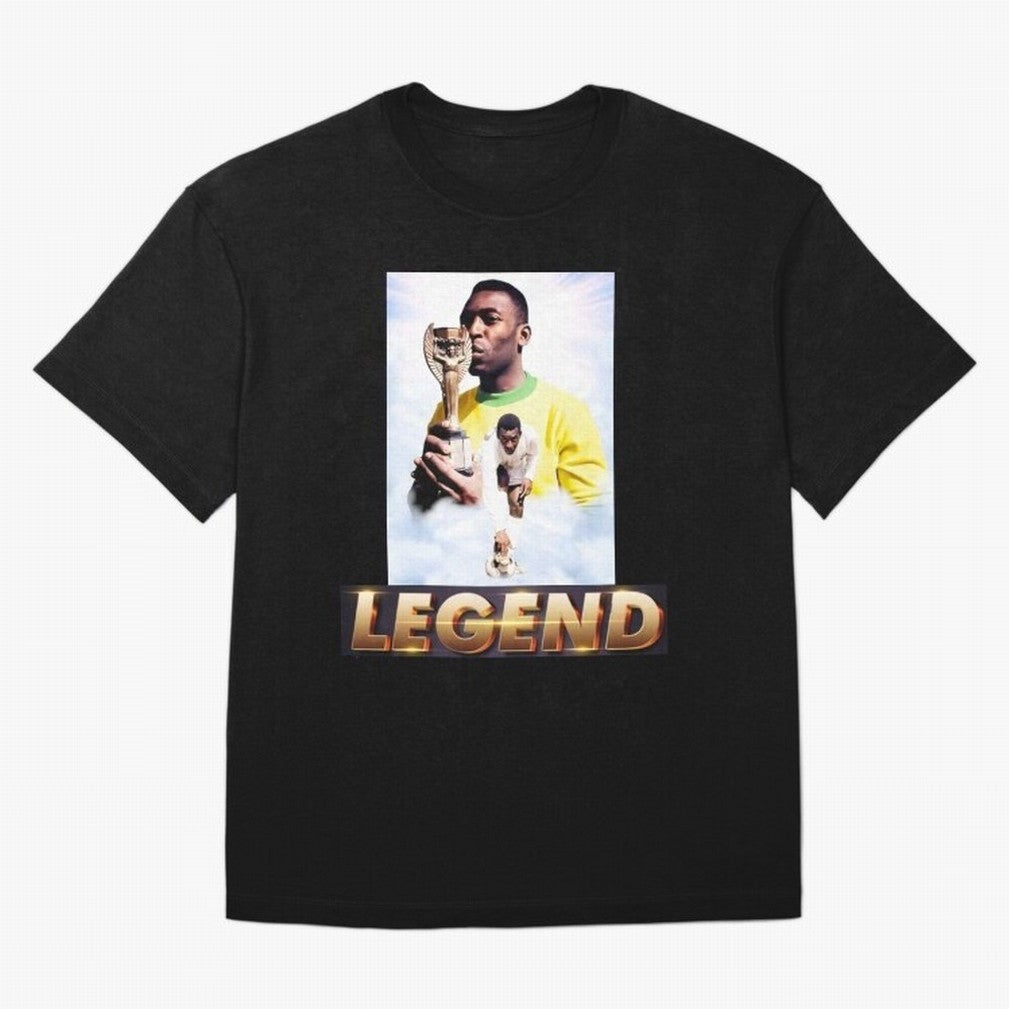 Signed Pele Shirt Classic T-Shirt Make Every Match About Match Day Hype around FIFA World Cup 2026, Haaland and Mbappe, Spain and Netherlands, Vintage Soccer Flavor, Modern Football Stars, National Flags and Final Night Emotion; Great for Watch