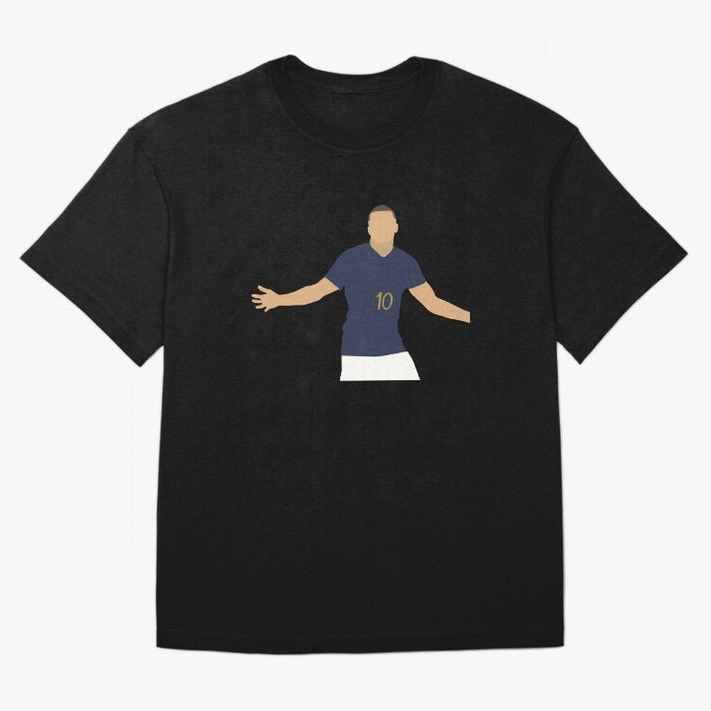 mbappe celebration Classic T-Shirt Bring a Champion Mindset to the FIFA World Cup 2026 Group Stage Journey through CR7 Highlights, Brazil Pride, Soccer Culture, Superstar Moments, National Team Dreams and Competitive Fire; Great for Watch Parties,