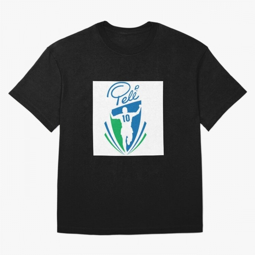 Signed Pele Shirt Classic T-Shirt Back the Journey through Global Football Passion for FIFA World Cup 2026 Group Stage, Highlighting Neymar, Haaland and Cristiano Ronaldo, Spain, Sports Nostalgia, International Competition, Famous Players and