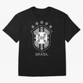 BRASIL NATIONAL FOOTBALL TEAM LOGO Oversized T-Shirt Celebrate Football Dreams Across Match Day Hype around FIFA World Cup 2026 USA Canada Mexico, Messi, CR7 and Mbappe, Argentina and Brazil, Tournament Hype, Historic Matchups, Family Viewing