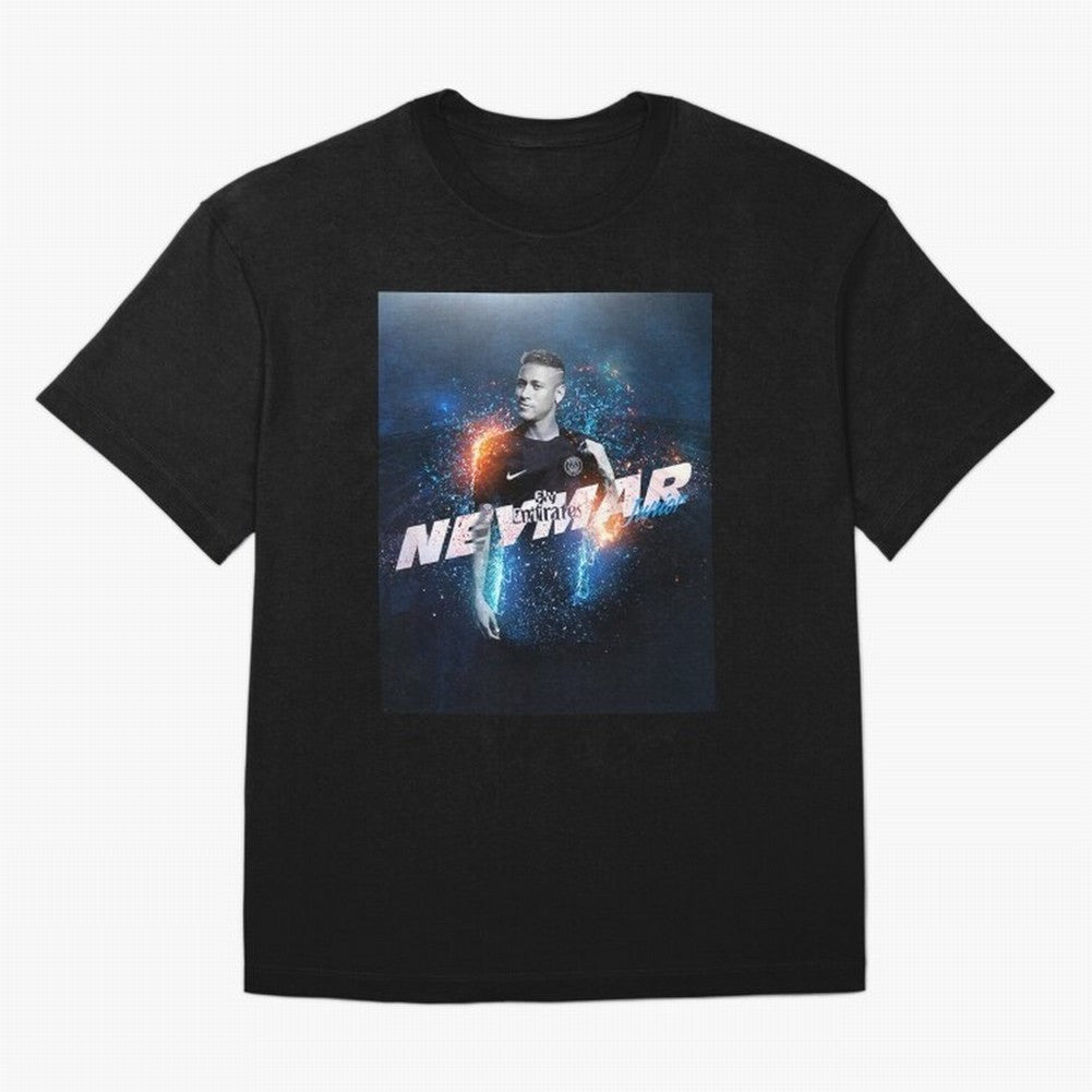 Illustration Neymar Art Classic T-Shirt Treasure FIFA World Cup 2026 for Fans of Mbappe and Neymar and Spain, Bringing Football History, Final Match Energy, Crowd Noise and Once in a Lifetime Moments; Great for Watch Parties, Sports Bars, Family