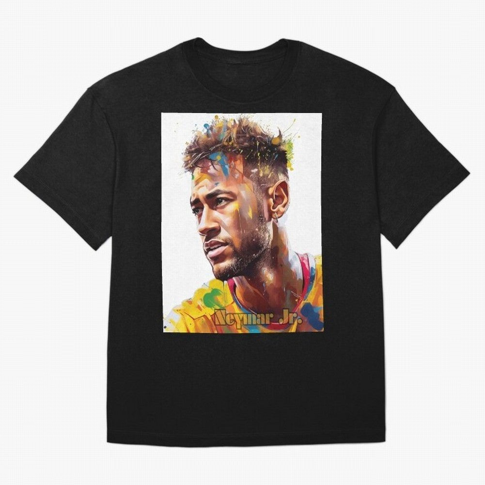 Neymar Graphic T-Shirt Bring Match Day Fire to the FIFA World Cup 2026 USA Canada Mexico Journey through Messi, CR7 and Mbappe Highlights, France Pride, Classic Soccer Heritage, Championship Pressure, Fan Loyalty and International Pride; Great for