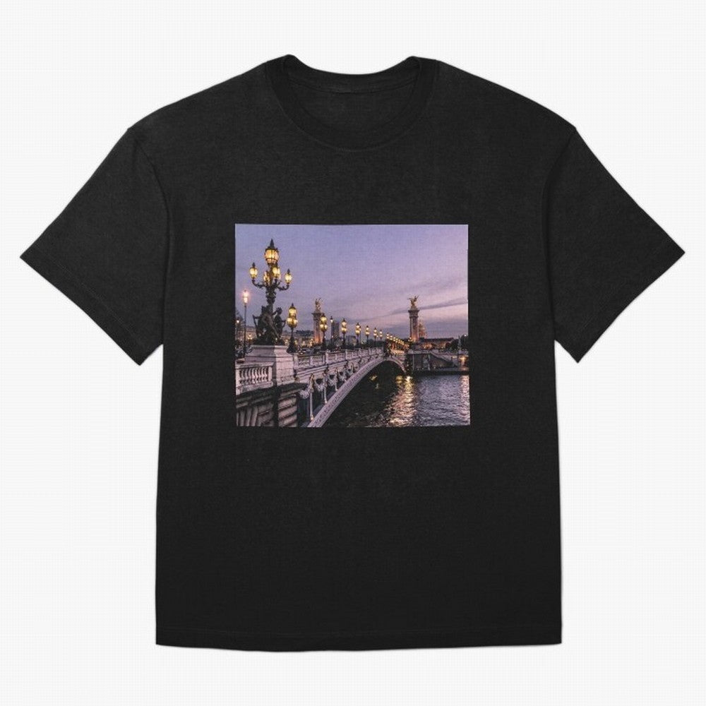Paris view bridge Premium T-Shirt Celebrate Golden Goal Energy in FIFA World Cup 2026 Group Stage Driven by Messi, Neymar and Mbappe, England, France and Netherlands Energy, Stadium Memories, Football Loyalty, International Chants and Championship