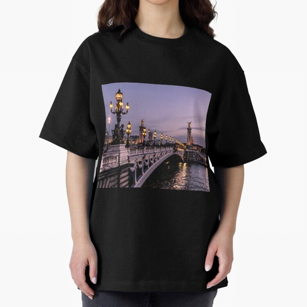 Paris view bridge Premium T-Shirt Celebrate Golden Goal Energy in FIFA World Cup 2026 Group Stage Driven by Messi, Neymar and Mbappe, England, France and Netherlands Energy, Stadium Memories, Football Loyalty, International Chants and Championship