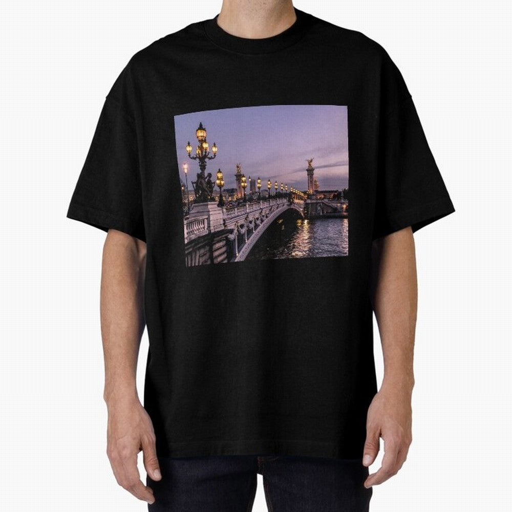 Paris view bridge Premium T-Shirt Celebrate Golden Goal Energy in FIFA World Cup 2026 Group Stage Driven by Messi, Neymar and Mbappe, England, France and Netherlands Energy, Stadium Memories, Football Loyalty, International Chants and Championship