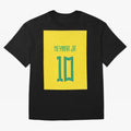 Neymar - Brazil 2022 Graphic T-Shirt Bring Retro Soccer Energy to FIFA World Cup 2026 USA Canada Mexico Spirit, Connected to Spain and Netherlands, CR7, Tournament Hype, Historic Matchups, Family Viewing Parties and Global Sports Pride; Made for