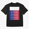 ICI C'EST PARIS Graphic T-Shirt Represent FIFA World Cup 2026 Spirit, Highlighting Portugal, Spain and Germany, Neymar, Haaland and Cristiano Ronaldo, Champion Mindset, Group Stage Buzz, Knockout Tension and Passionate Fan Culture; Great for Watch