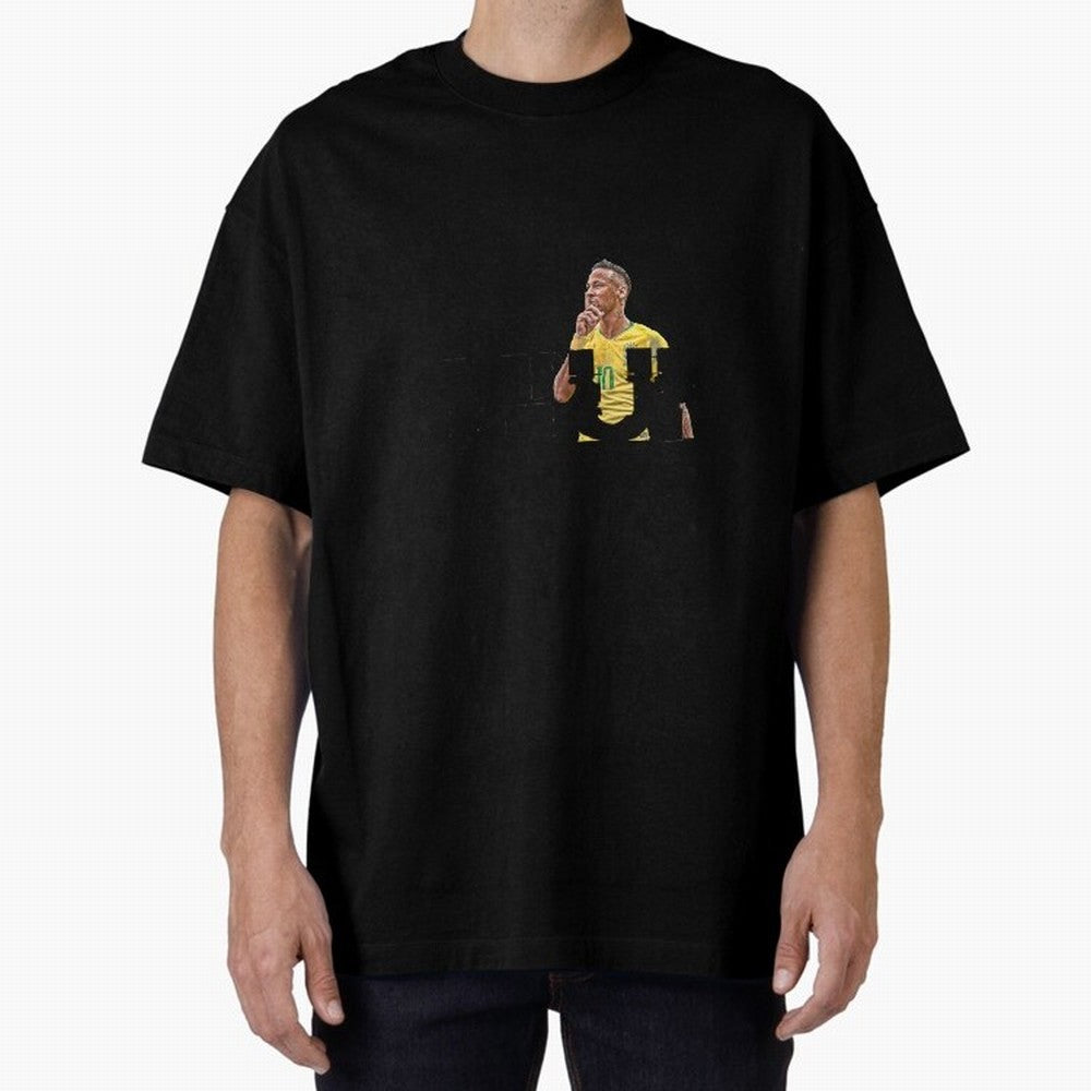 NEYMAR NEVER GIVE UP Premium T-Shirt Bring Global Football Passion for FIFA World Cup 2026 Group Stage, Filled with CR7, Brazil, Supporter Pride, Iconic Celebrations, Legendary Names and Global Match Day Energy; Perfect for Fans, Collectors, Family
