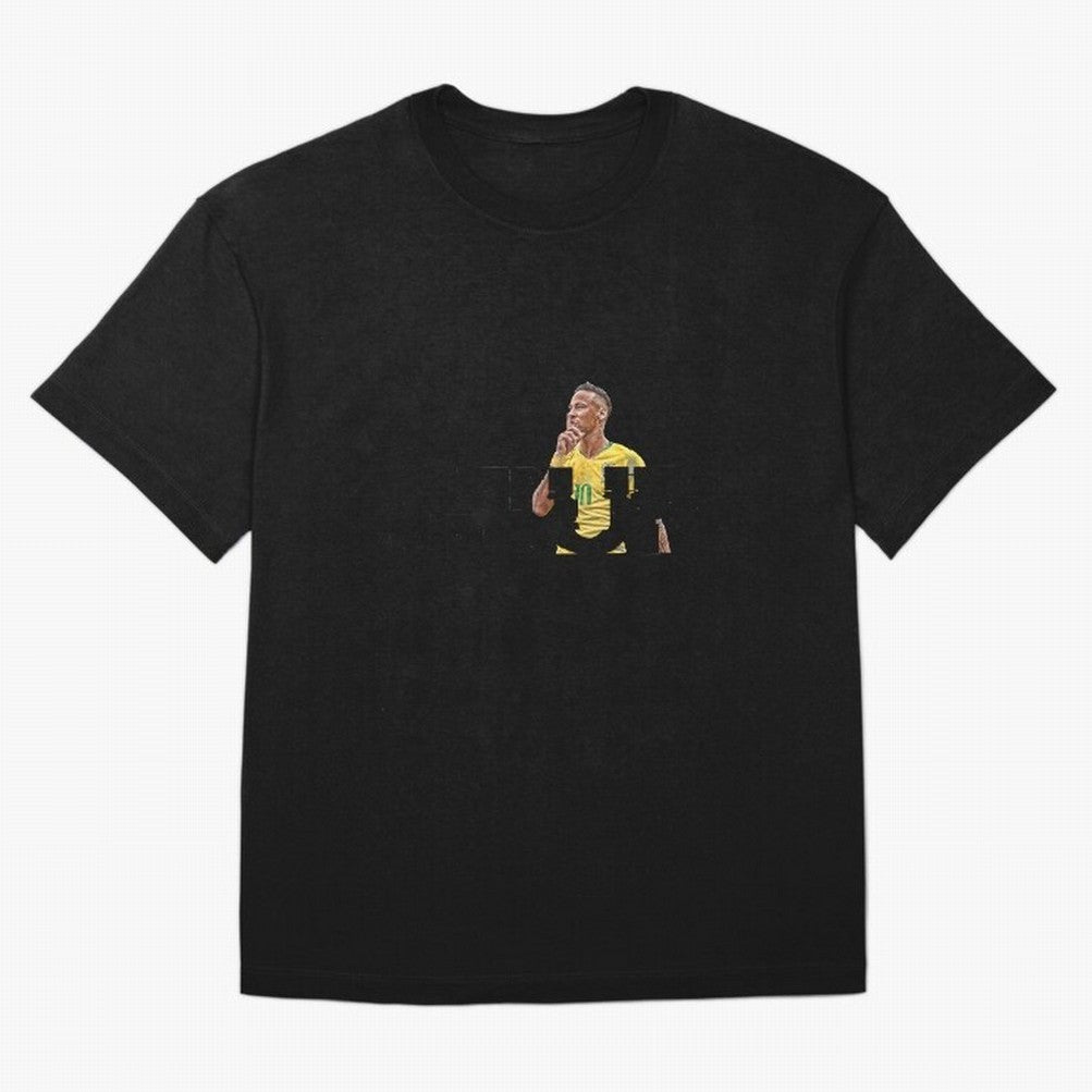 NEYMAR NEVER GIVE UP Premium T-Shirt Bring Global Football Passion for FIFA World Cup 2026 Group Stage, Filled with CR7, Brazil, Supporter Pride, Iconic Celebrations, Legendary Names and Global Match Day Energy; Perfect for Fans, Collectors, Family