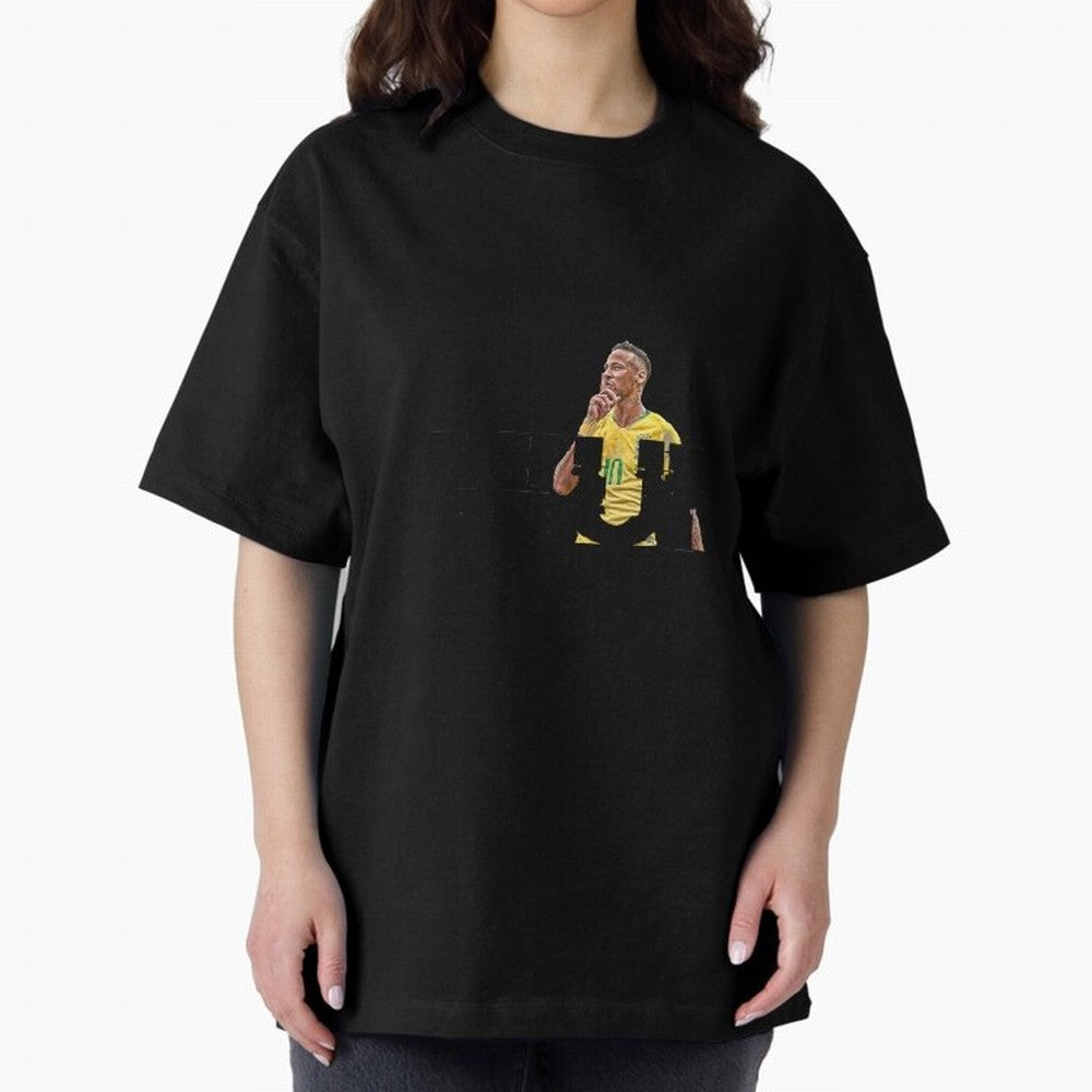 NEYMAR NEVER GIVE UP Premium T-Shirt Bring Global Football Passion for FIFA World Cup 2026 Group Stage, Filled with CR7, Brazil, Supporter Pride, Iconic Celebrations, Legendary Names and Global Match Day Energy; Perfect for Fans, Collectors, Family