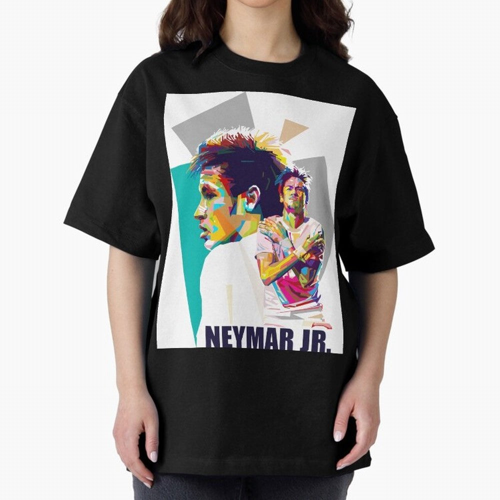 Young Neymar WPAP art Premium T-Shirt Support Your Favorite Stars during the FIFA World Cup 2026 Journey through Neymar Highlights, England Pride, Football History, Final Match Energy, Crowd Noise and Once in a Lifetime Moments; Perfect for