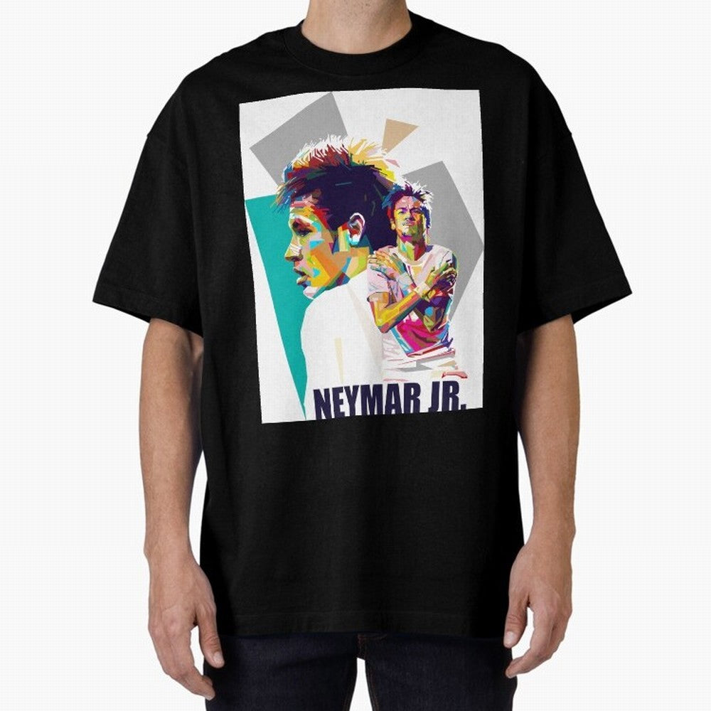 Young Neymar WPAP art Premium T-Shirt Support Your Favorite Stars during the FIFA World Cup 2026 Journey through Neymar Highlights, England Pride, Football History, Final Match Energy, Crowd Noise and Once in a Lifetime Moments; Perfect for