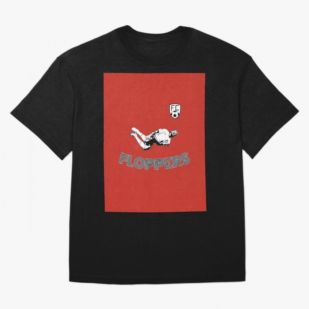 Floppers FC - Unique and Original Design Graphic T-Shirt Celebrate National Team Dreams in the FIFA World Cup 2026 Journey through Messi and Cristiano Ronaldo Highlights, Netherlands Pride, Classic Soccer Heritage, Championship Pressure, Fan
