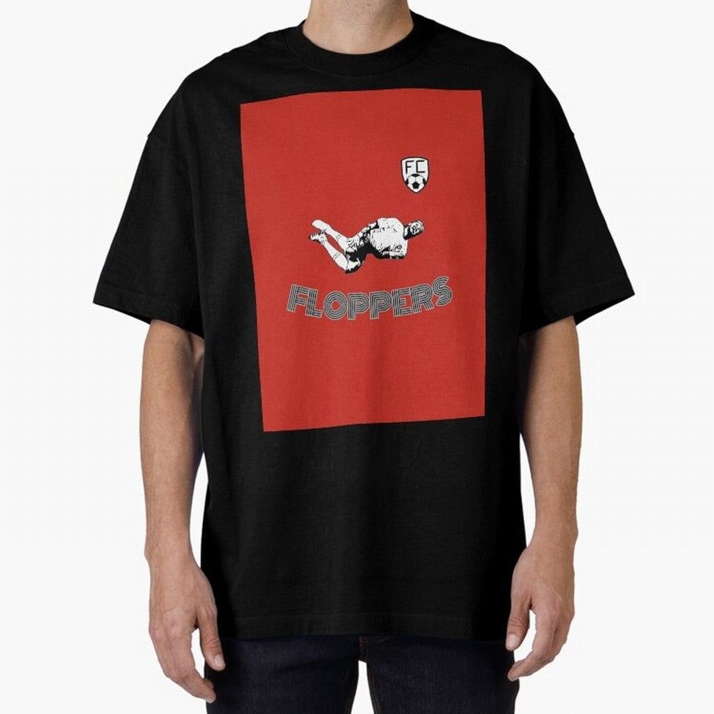 Floppers FC - Unique and Original Design Graphic T-Shirt Celebrate National Team Dreams in the FIFA World Cup 2026 Journey through Messi and Cristiano Ronaldo Highlights, Netherlands Pride, Classic Soccer Heritage, Championship Pressure, Fan