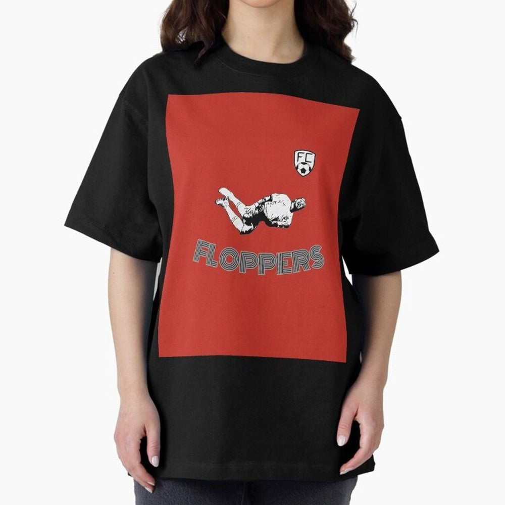 Floppers FC - Unique and Original Design Graphic T-Shirt Celebrate National Team Dreams in the FIFA World Cup 2026 Journey through Messi and Cristiano Ronaldo Highlights, Netherlands Pride, Classic Soccer Heritage, Championship Pressure, Fan