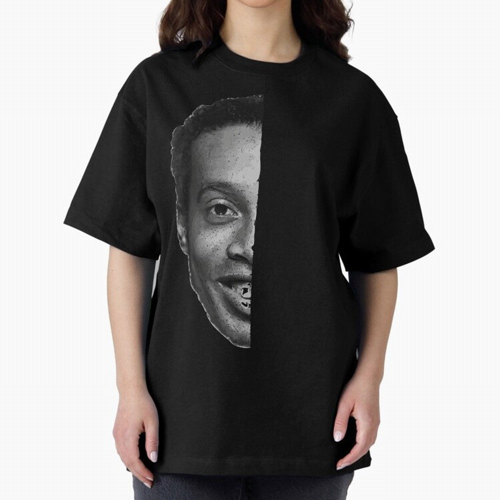 ''Football is about joy.'' Sticker - Ronaldinho Premium T-Shirt Bring Retro Soccer Energy to the FIFA World Cup 2026 Journey through Neymar Highlights, Germany Pride, Soccer Culture, Superstar Moments, National Team Dreams and Competitive Fire;