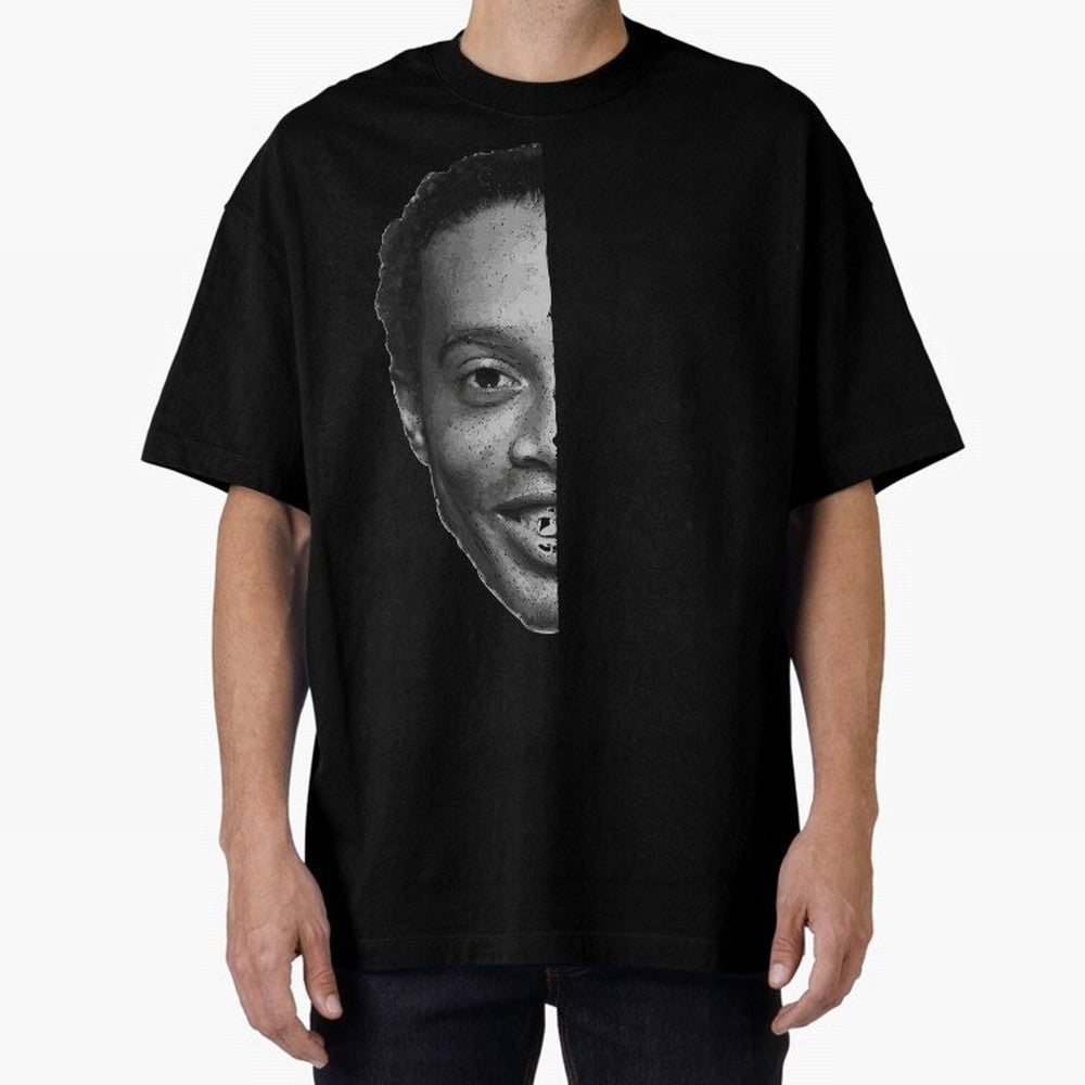 ''Football is about joy.'' Sticker - Ronaldinho Premium T-Shirt Bring Retro Soccer Energy to the FIFA World Cup 2026 Journey through Neymar Highlights, Germany Pride, Soccer Culture, Superstar Moments, National Team Dreams and Competitive Fire;