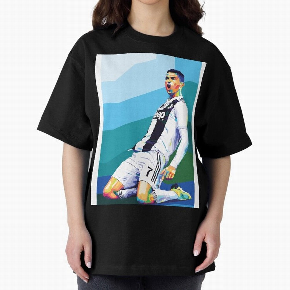 Cristiano Ronaldo Celebration Pop Art Graphic T-Shirt Make Your Look Match the FIFA World Cup 2026 USA Canada Mexico Journey through Cristiano Ronaldo, Haaland and CR7 Highlights, England and Germany Pride, Game Day Rituals, Football Legends,