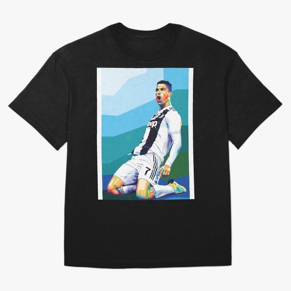 Cristiano Ronaldo Celebration Pop Art Graphic T-Shirt Make Your Look Match the FIFA World Cup 2026 USA Canada Mexico Journey through Cristiano Ronaldo, Haaland and CR7 Highlights, England and Germany Pride, Game Day Rituals, Football Legends,