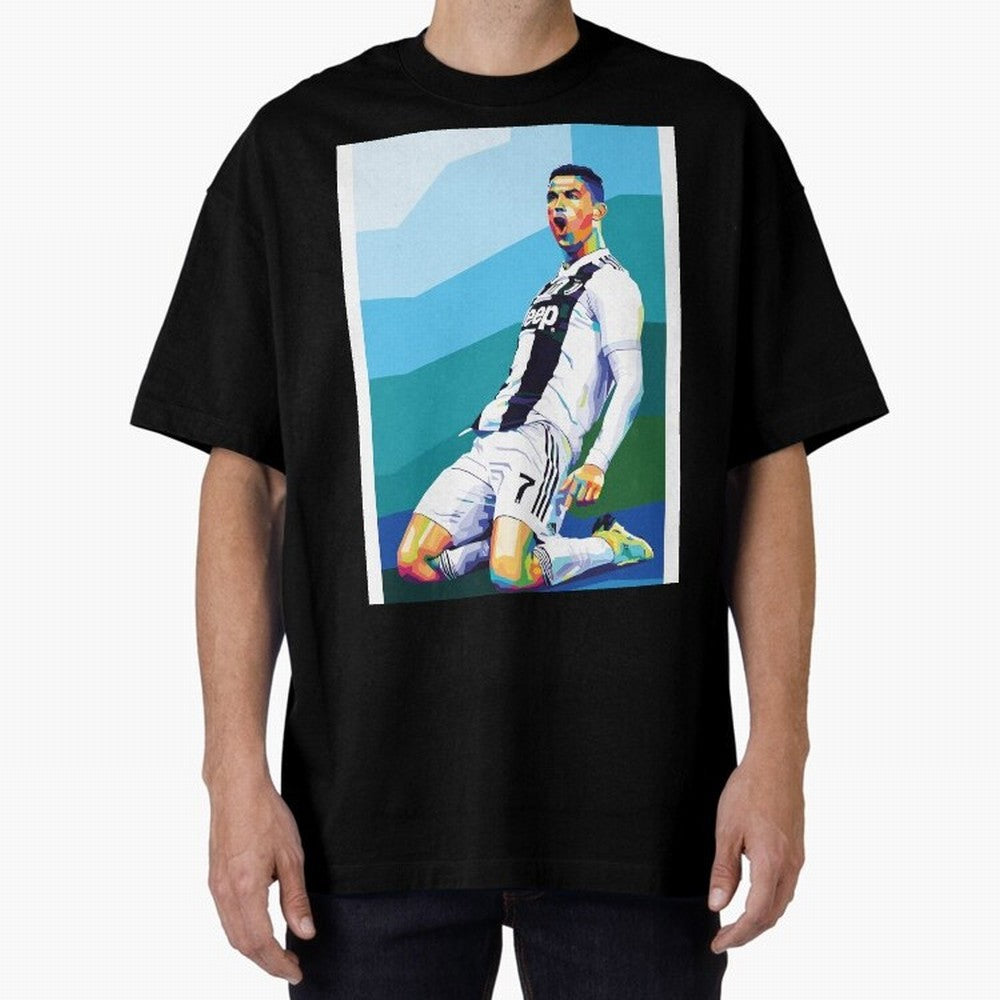Cristiano Ronaldo Celebration Pop Art Graphic T-Shirt Make Your Look Match the FIFA World Cup 2026 USA Canada Mexico Journey through Cristiano Ronaldo, Haaland and CR7 Highlights, England and Germany Pride, Game Day Rituals, Football Legends,