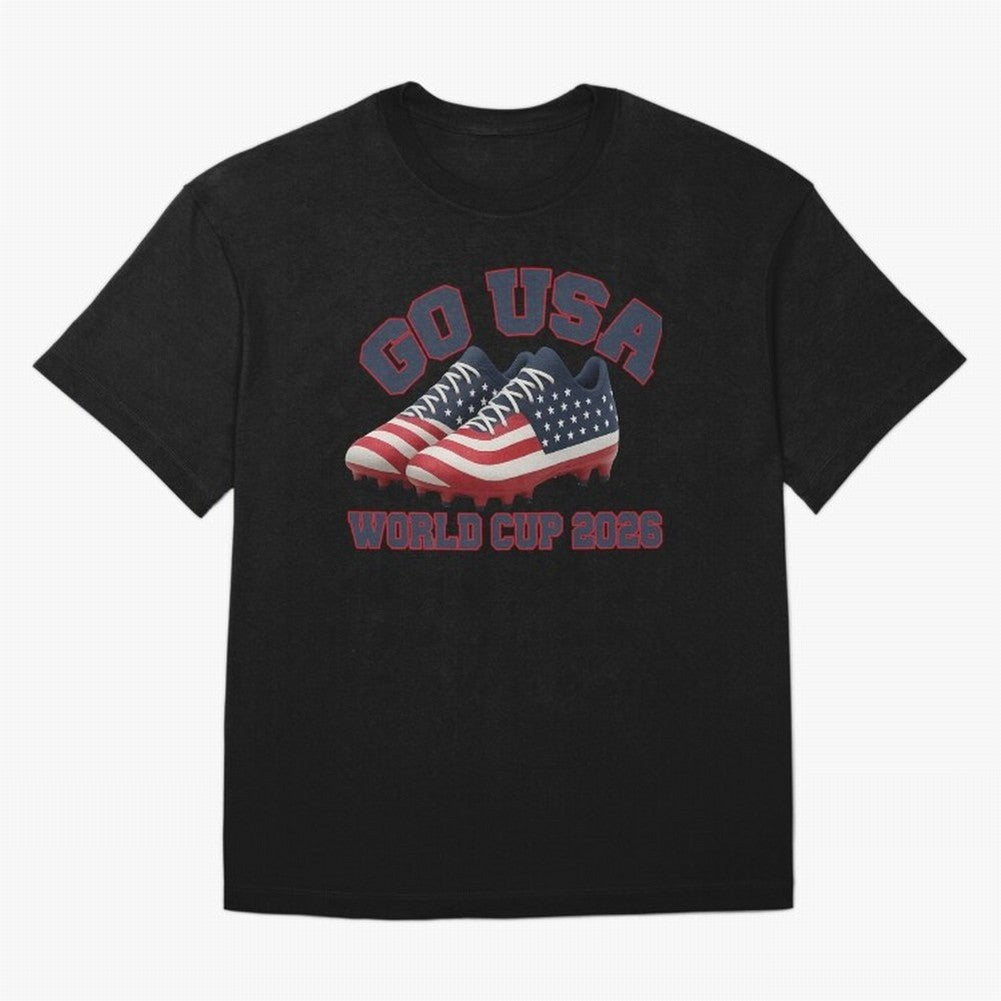 Go USA!. USA 2026, World Cup 2026, World Cup soccer, USA Soccer, USA Men Classic T-Shirt Keep Football History Alive during the FIFA World Cup 2026 USA Canada Mexico Journey through CR7 and Messi Highlights, Argentina and Brazil Pride, Worldwide