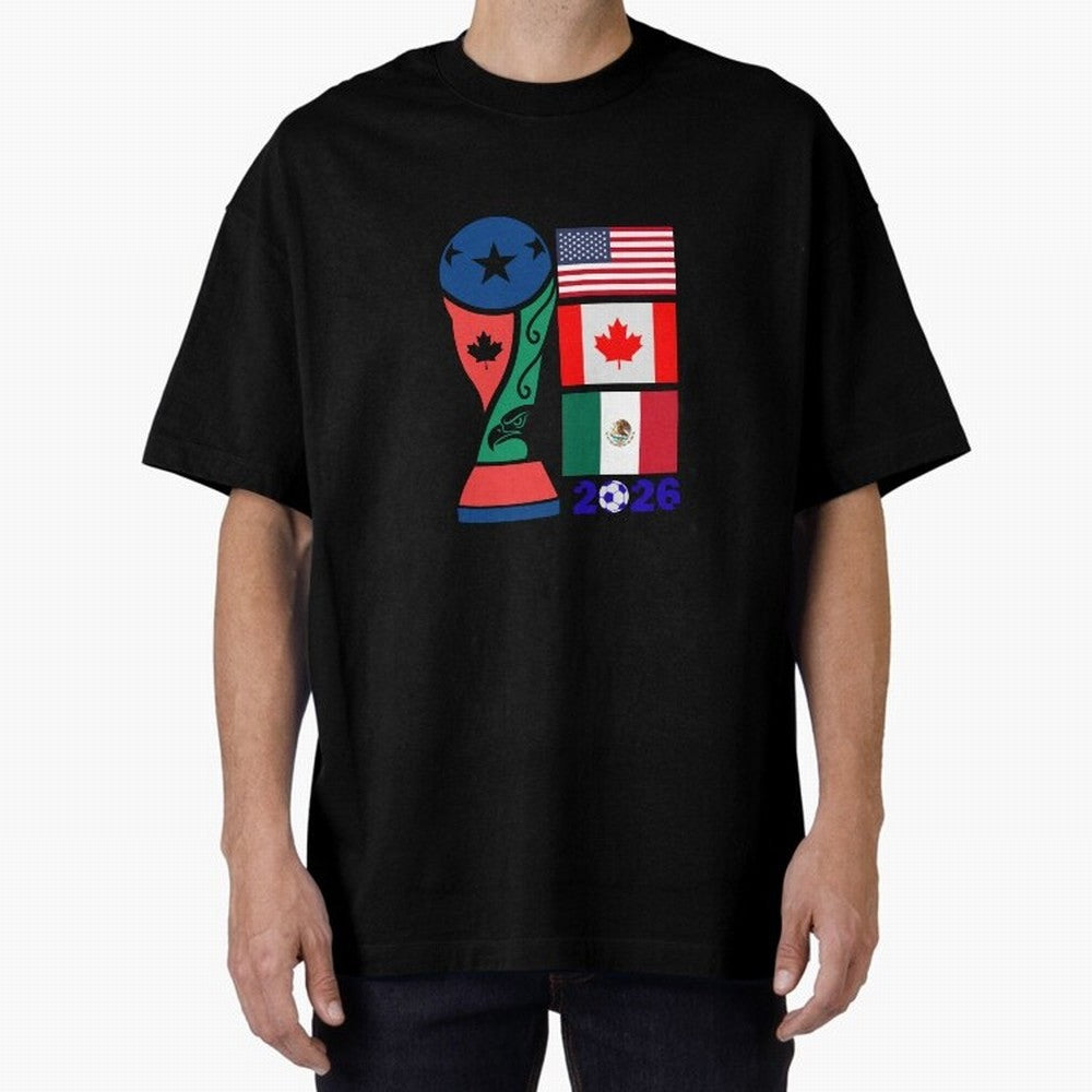 North America Football Unity 2026 Classic T-Shirt Back the Journey through FIFA World Cup 2026 USA Canada Mexico Capturing Mbappe and Neymar, Portugal Energy, Global Supporter Spirit, Legendary Goals, National Colors and Tournament Celebration;