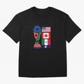 North America Football Unity 2026 Classic T-Shirt Back the Journey through FIFA World Cup 2026 USA Canada Mexico Capturing Mbappe and Neymar, Portugal Energy, Global Supporter Spirit, Legendary Goals, National Colors and Tournament Celebration;