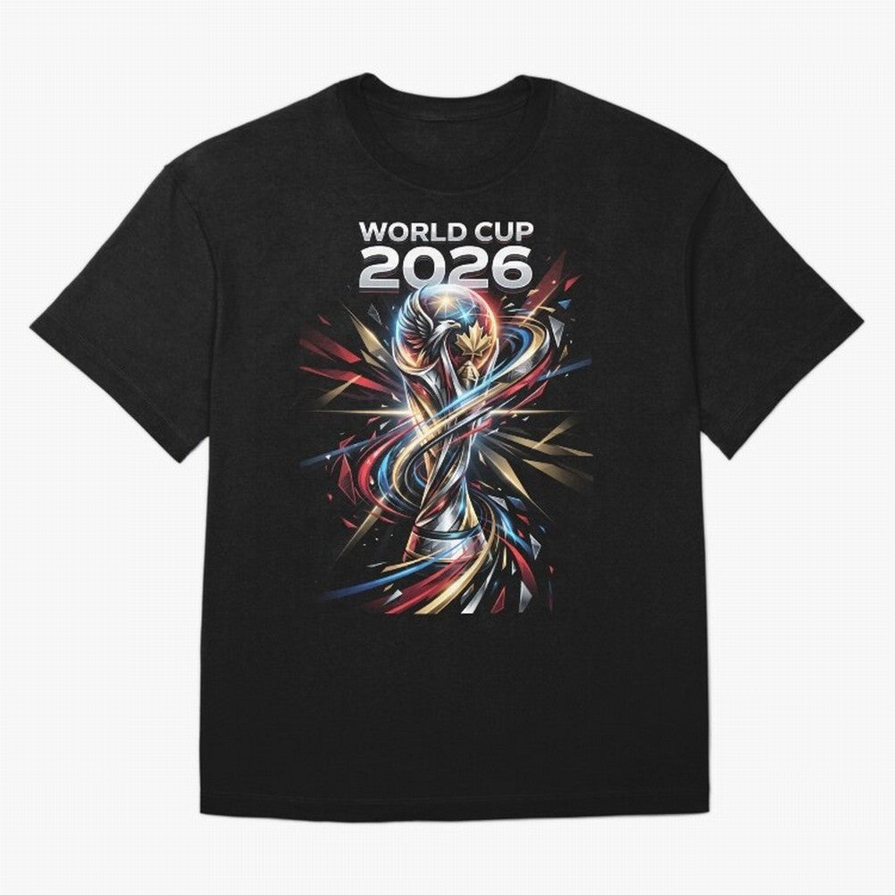 FIFA World Cup 2026 Classic T-Shirt Celebrate Football Heritage in FIFA World Cup 2026 Spirit, Celebrating Portugal, Messi, Neymar and Mbappe, Match Day Excitement, Supporter Culture, Golden Goals and Global Football Passion; Perfect for Fans,