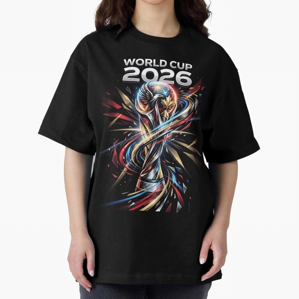 FIFA World Cup 2026 Classic T-Shirt Celebrate Football Heritage in FIFA World Cup 2026 Spirit, Celebrating Portugal, Messi, Neymar and Mbappe, Match Day Excitement, Supporter Culture, Golden Goals and Global Football Passion; Perfect for Fans,