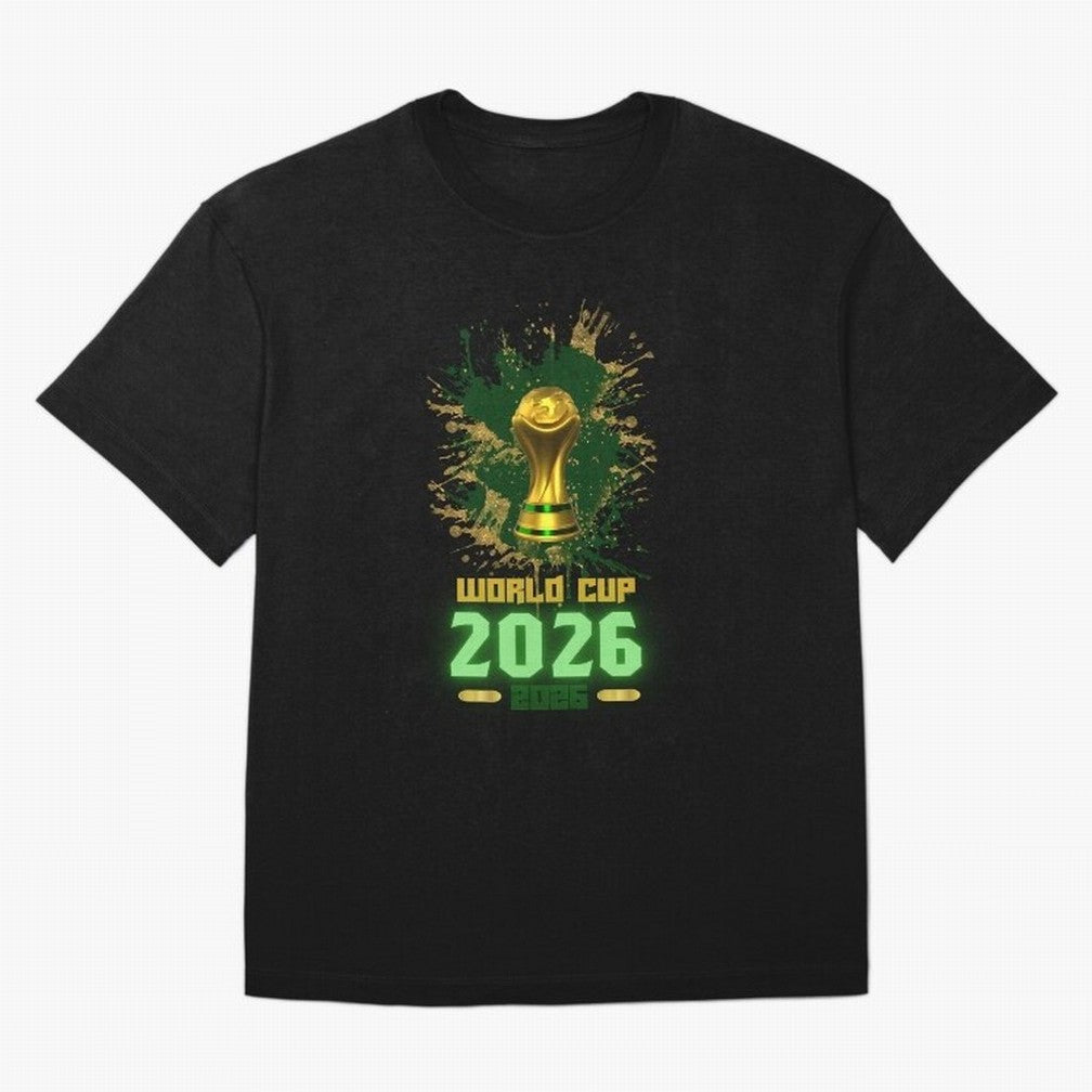 World Cup 2026 Soccer Tournament 2026 Classic T-Shirt Feel Global Football Passion for FIFA World Cup 2026, Inspired by Cristiano Ronaldo, Portugal, Spain and Germany, Retro Football Energy, Iconic Rivalries, Trophy Chase Drama and Stadium
