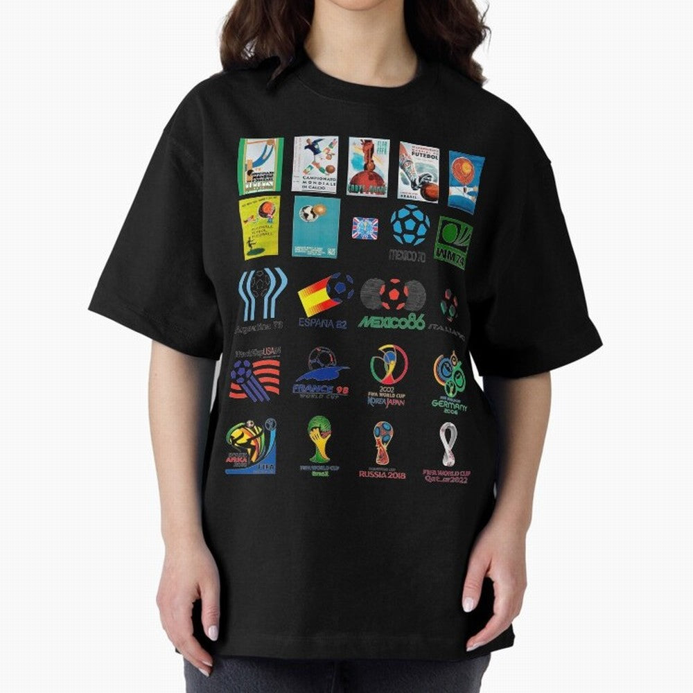 Soccer world logos Classic T-Shirt Show Your Stadium Side during the FIFA World Cup 2026 Journey through Messi and Cristiano Ronaldo Highlights, Portugal, Spain and Germany Pride, Tournament Hype, Historic Matchups, Family Viewing Parties and